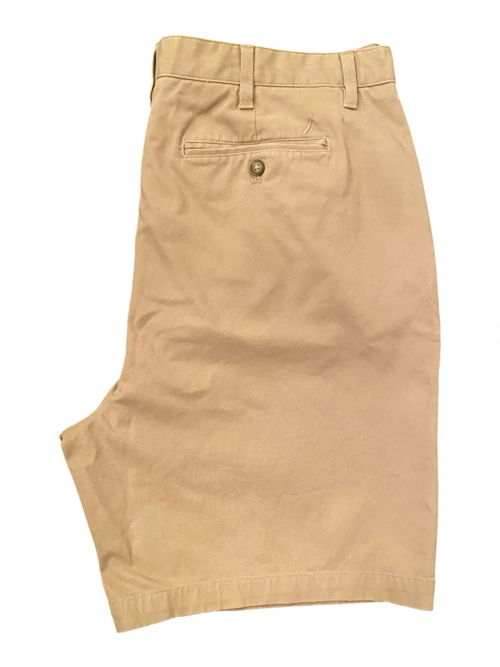Nautica Khaki Men’s Deck Shorts • Classic Fit • Waist 40